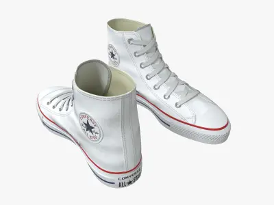 Converse Shoe Leather 3D model
