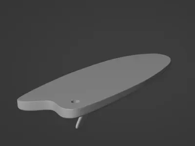 Finger Surfboard 3D print model