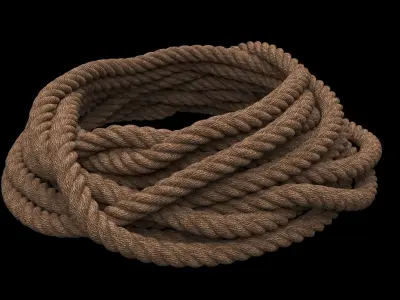 Rope Pile 3D model