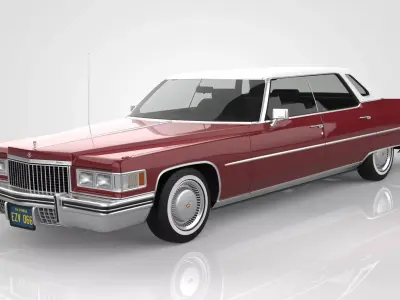 Cadillac DeVille Sedan 1975 3D model