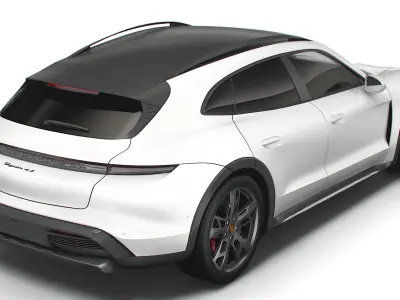 Porsche Taycan Cross Turismo 2022 3D model