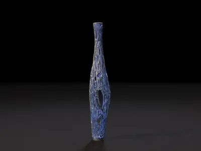 Decorative vase for dry wood 3D print model