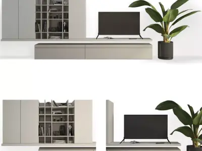 Contemporary TV Furniture 06 3D model