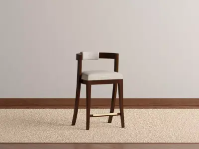 Asher Barstool 3D model