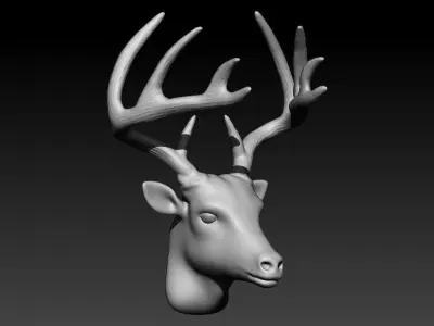 Buck Head Pendant  3D print model