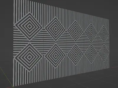 Wall wood seamless set2 v07 3D model