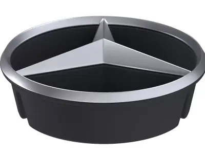 Mercedes logo 01 3D print model