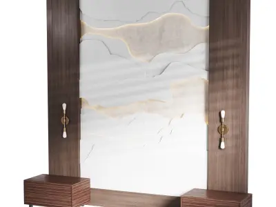 Decorative Wall panel  68 3D model