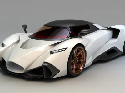 Supercar Sanca-2 3D model