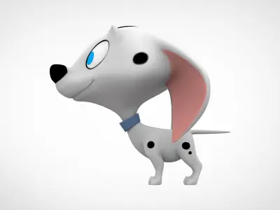 Cadpig  Low-poly 3D model