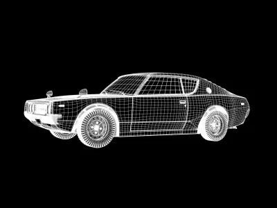 Datsun 240 GT 3D model