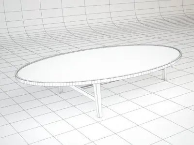 Coffee Table 3D model 5