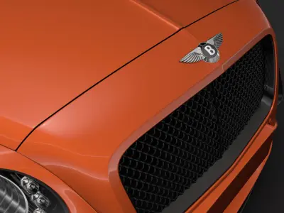 Bentley Continental Supersport Convertible 2018 3D model