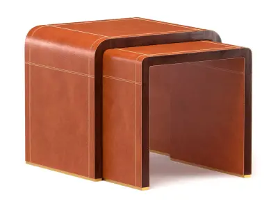 Ralph Lauren Dalton Nesting End Tables 3D model