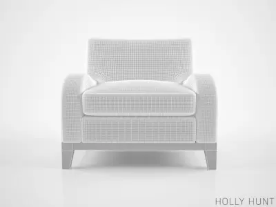 Holly Hunt Nabab Lounge chair 3D model