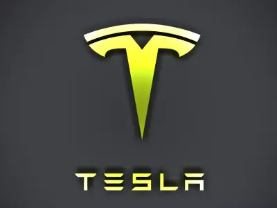 Tesla logo Free 3D model