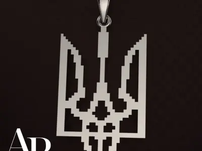 Ukrainian Trident 3D print model