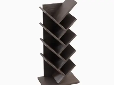 Tier Tree Medium Bookshelf Low-poly 3D model