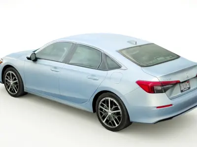 Honda Civic sedan 2023 Low-poly 3D model