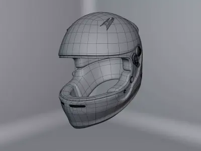 Arai Motorsport Helmet CK-6 3D model