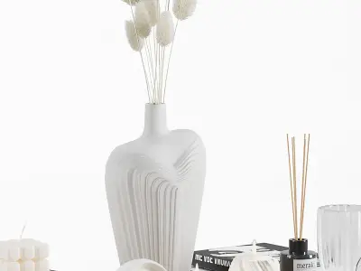Decorative Set1 - minimalism 3D model