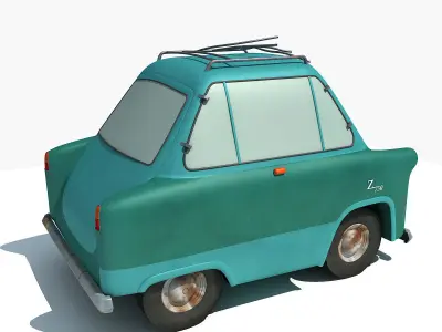 Cars 2 Movie - Professor Z 3D model