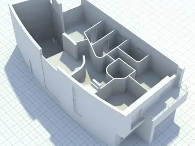 luxury house 2 3D model