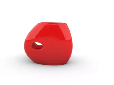 contemporary style flower vase stl files verified 3D print model