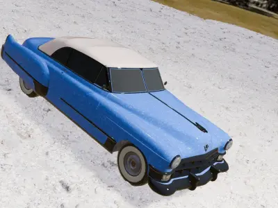 Super Car Cadillac 1949 3D model