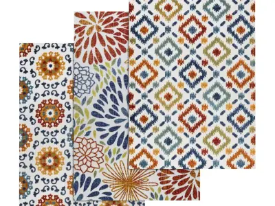 Rug Set 1380 3D model