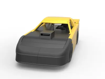 New Zealand Super Saloon race car Scale 1 to 25 3D print model