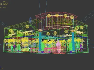 Exhibition - Area - 14X9-3DMAX2009-012 3D model