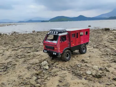 Crawler G900 Single Cab - 1-10 RC body 3D print model