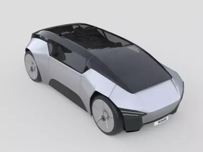 AI-Driven Urban Crossover 3D model