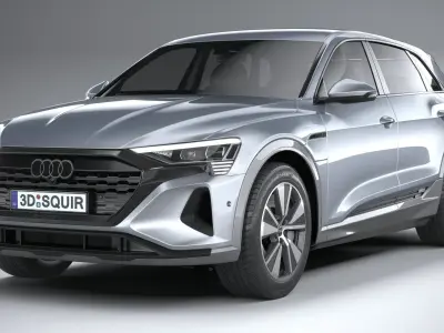 Audi Q8 E-Tron 2024 3D model