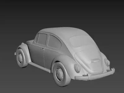 Volkswagen Beetle 1967  3D print model