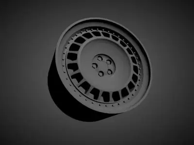 Fifteen52 Evo SC scalable and Printable rim 3D print model