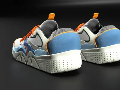 shoes - K-Swiss 3D model