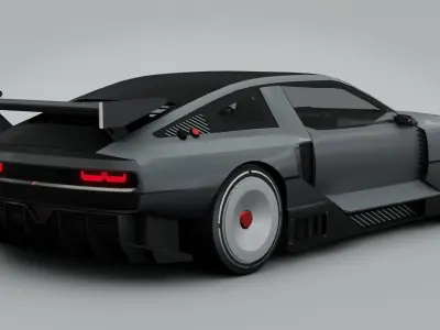 Hyundai N Vision 74 3D model