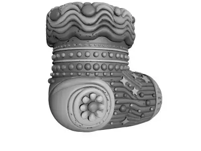 Christmas Socks 3D Printable Model 3D print model