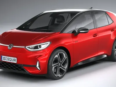 Volkswagen ID3 GTX 2025 3D model