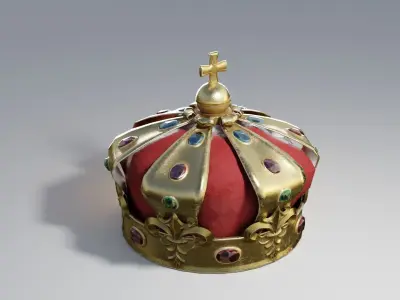 Kings Crown 4K and 2K Free 3D model