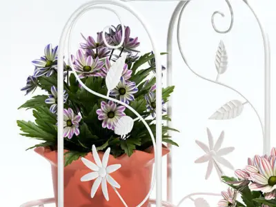 Flower plant 118 3D model