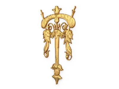 Classic carved decor ornament 512 3D print model