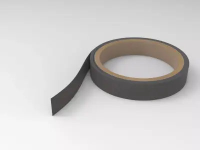Bury Tape Low-poly 3D model