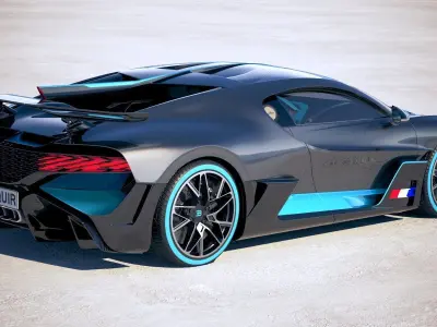 Bugatti Divo 2019 3D model