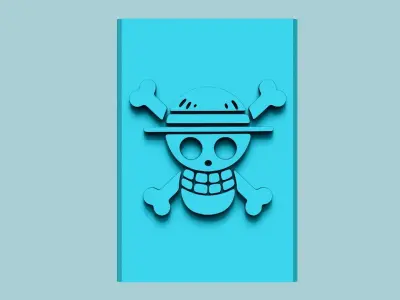 Stamp 85 - One Piece - Fondant Decoration Maker Toy 3D print model