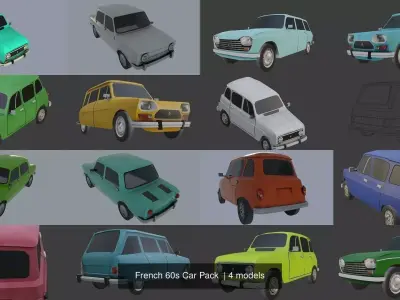 French 60s Car Pack 