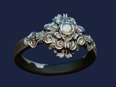 Mythos Aureum Ring 3D print model