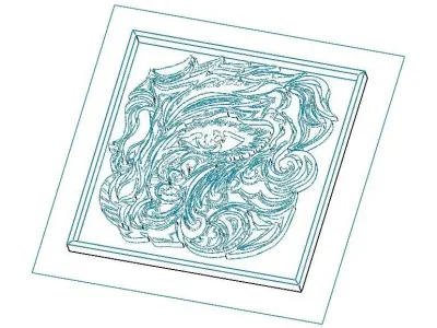 3D Art Surface Modeling - Catch Eyes 3D model